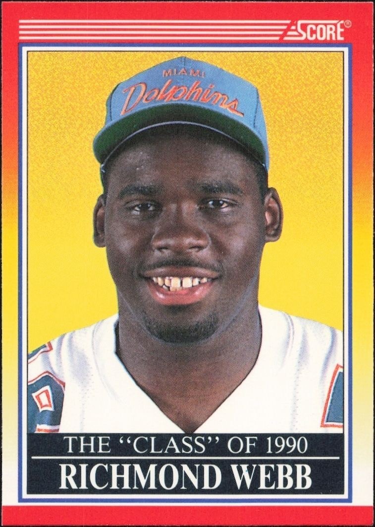 1990 Score Richmond Webb #611 trading card