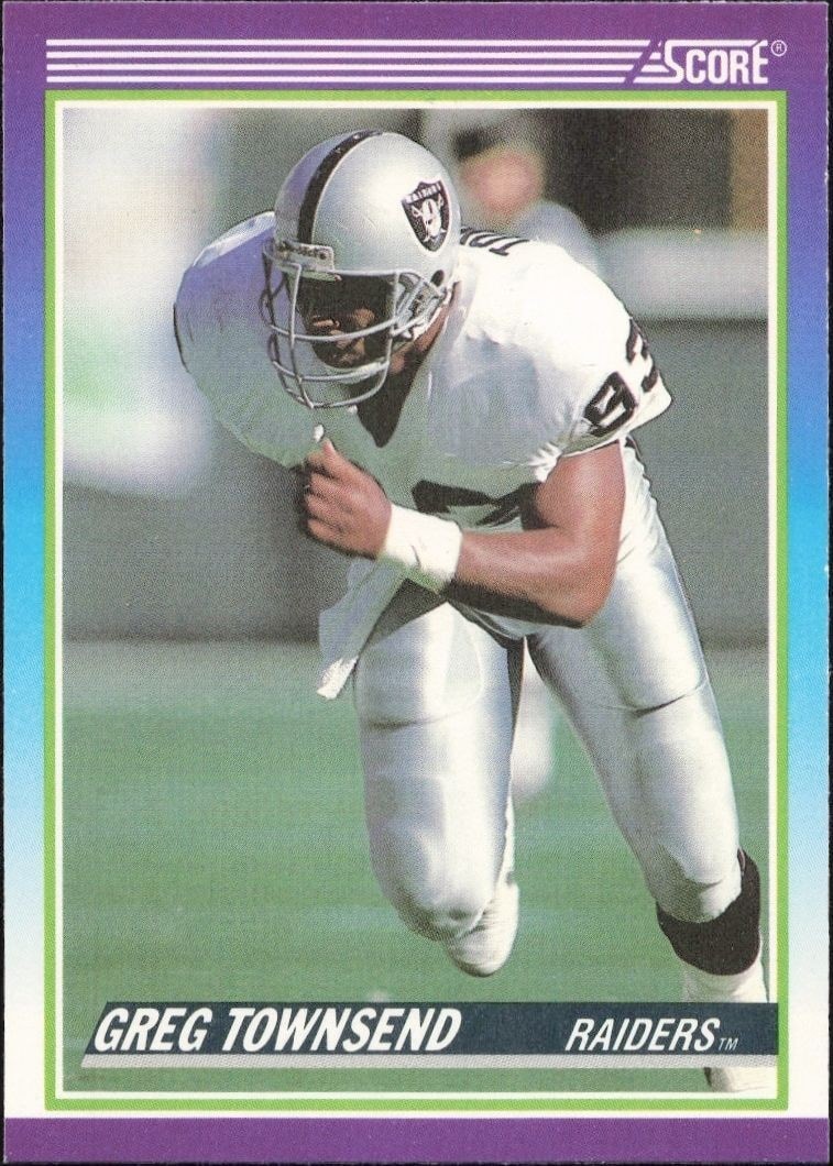1990 Score Greg Townsend #450 trading card