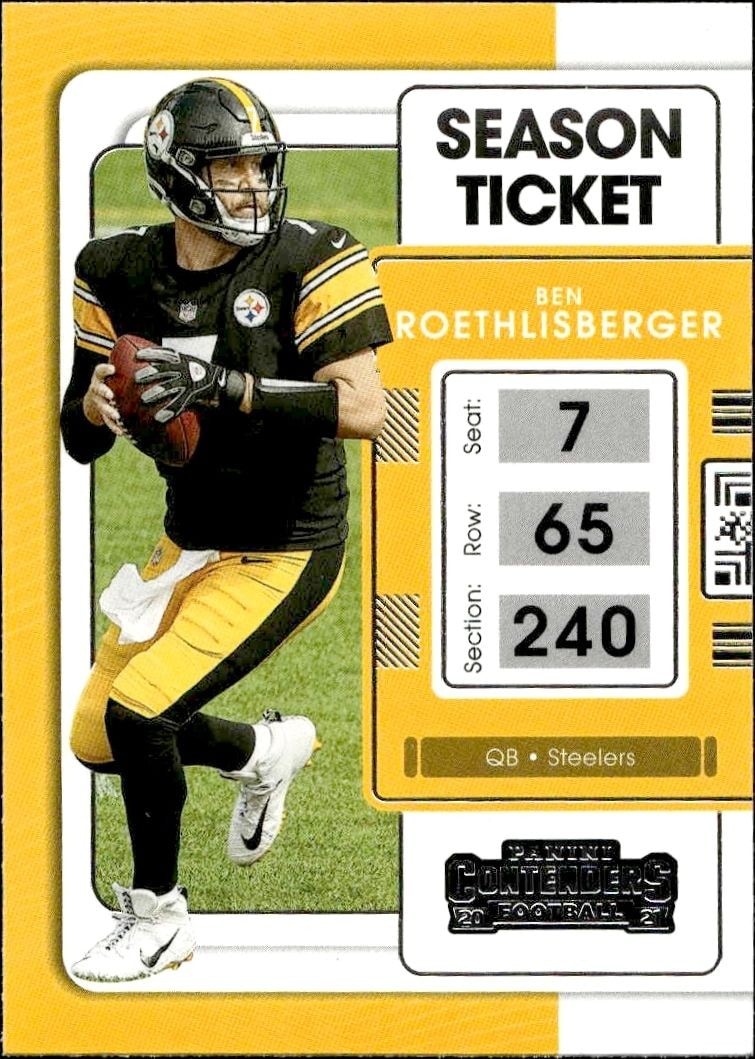 2021 Panini Contenders Ben Roethlisberger #82 trading card