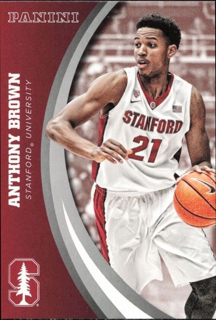 2015-16 Panini Stanford University Anthony Brown #13 trading card