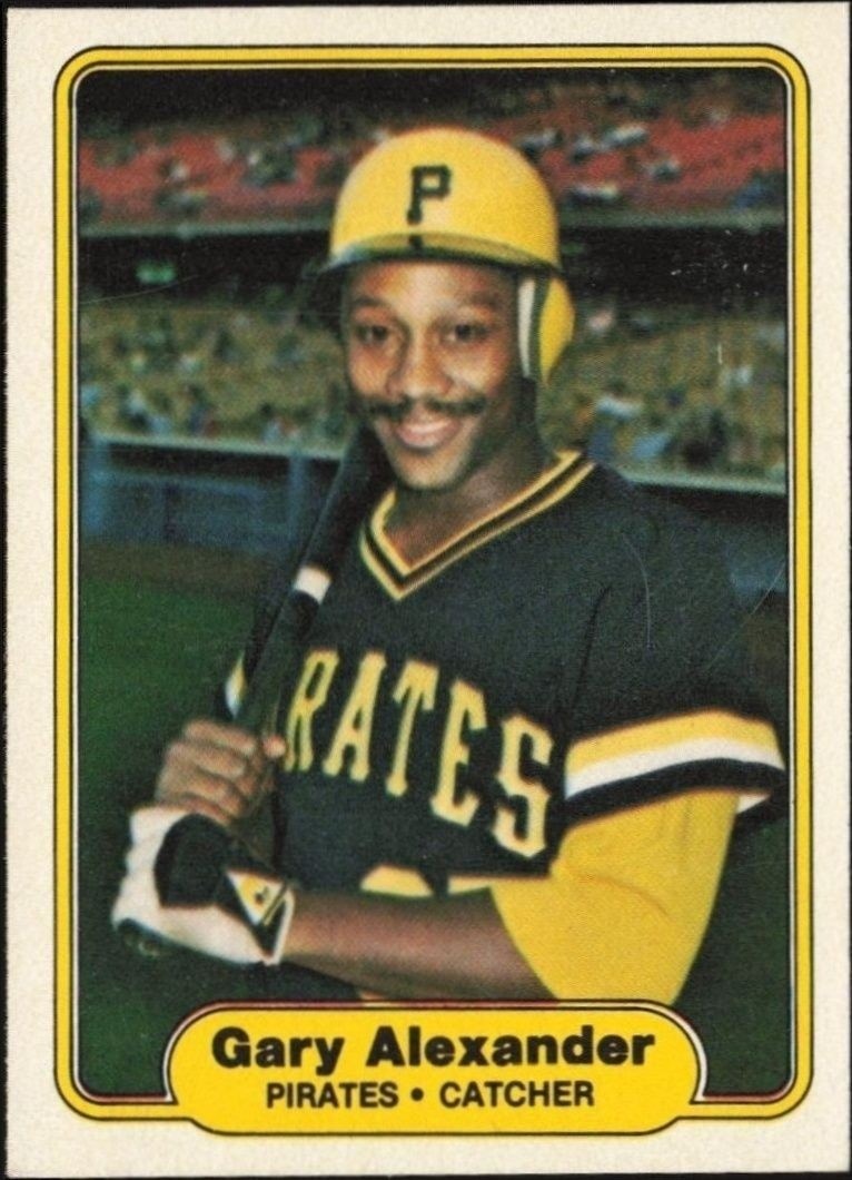 1982 Fleer Gary Alexander #475 trading card
