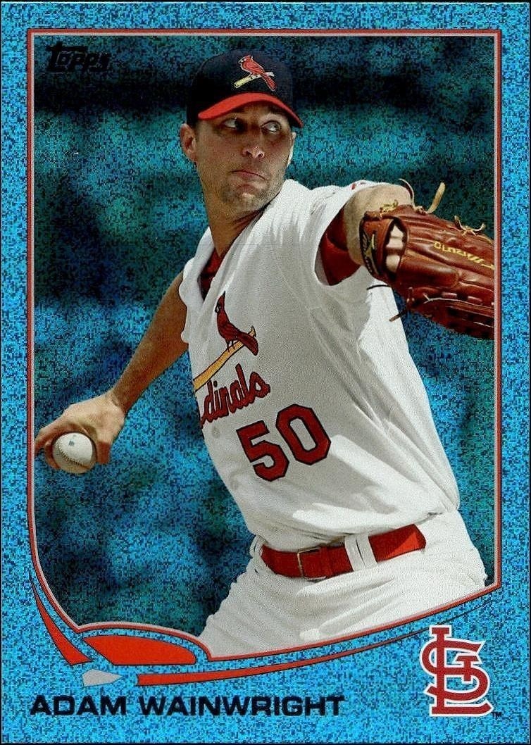 2013 Topps Series 1 Adam Wainwright #50 trading card