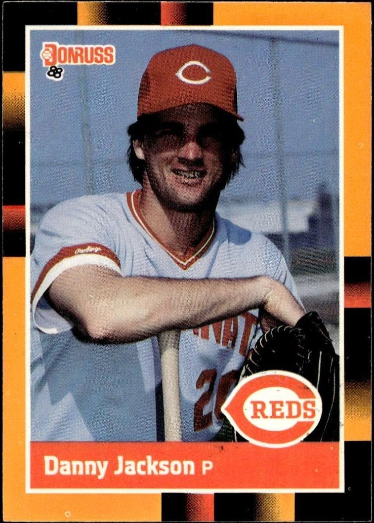 1988 Donruss Baseball's Best Danny Jackson #166 trading card