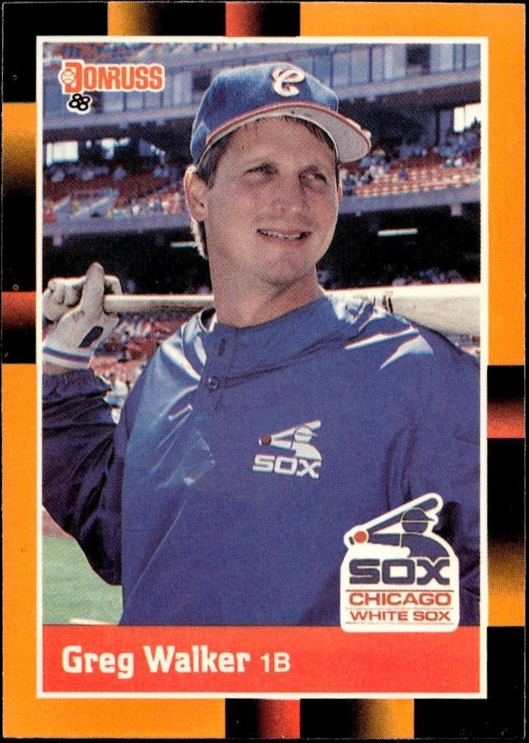 1988 Donruss Baseball's Best Greg Walker #193 trading card