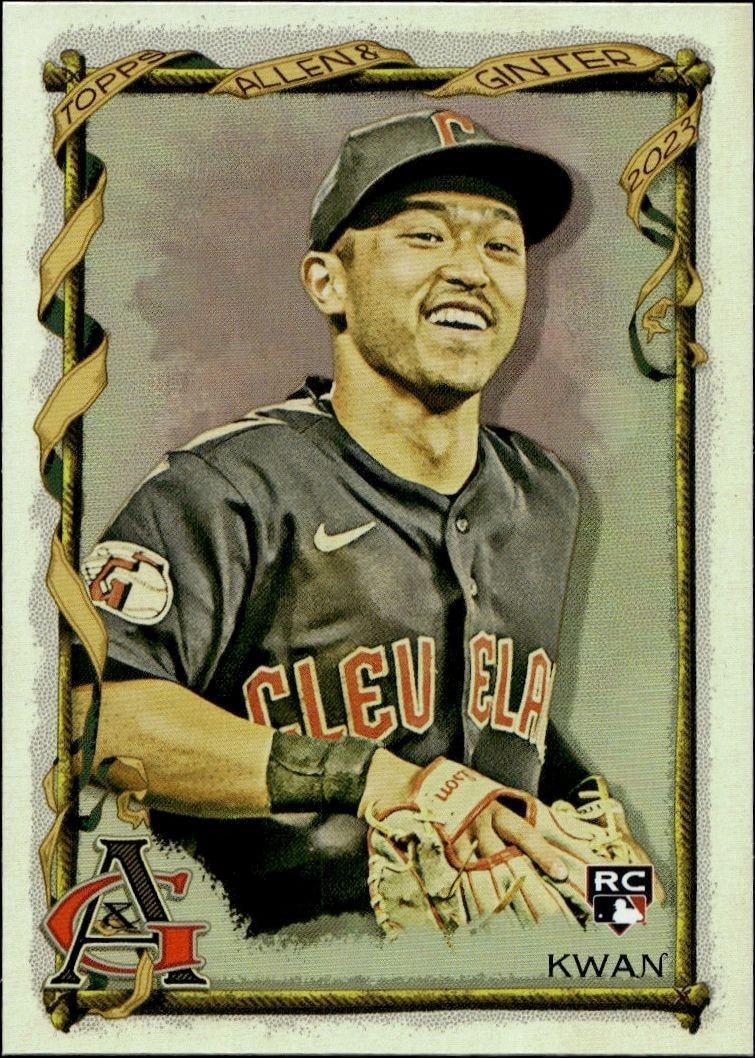 2023 Topps Allen & Ginter Steven Kwan #181 trading card