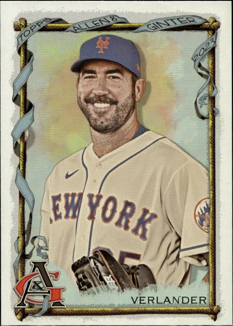 2023 Topps Allen & Ginter Justin Verlander #358 trading card