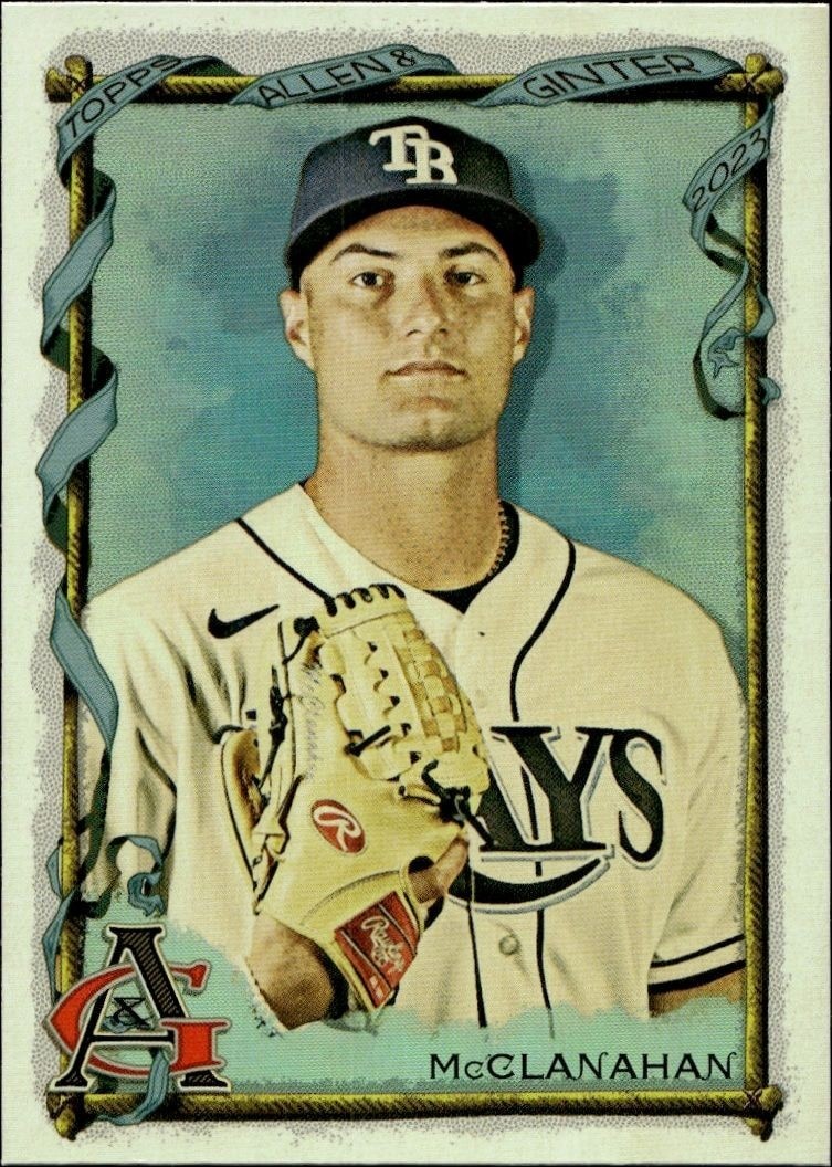 2023 Topps Allen & Ginter Shane McClanahan #196 trading card
