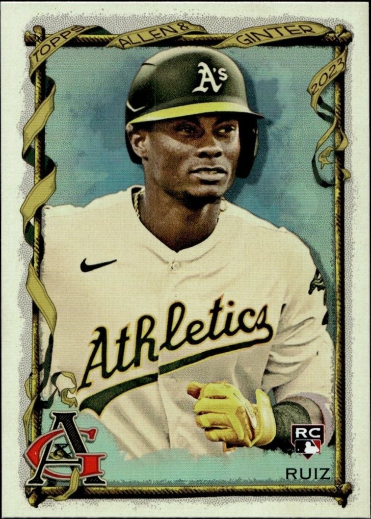 2023 Topps Allen & Ginter Esteury Ruiz #112 trading card