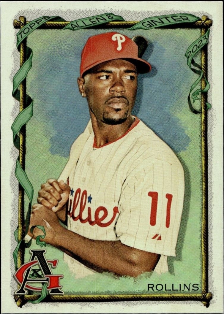 2023 Topps Allen & Ginter Jimmy Rollins #134 trading card