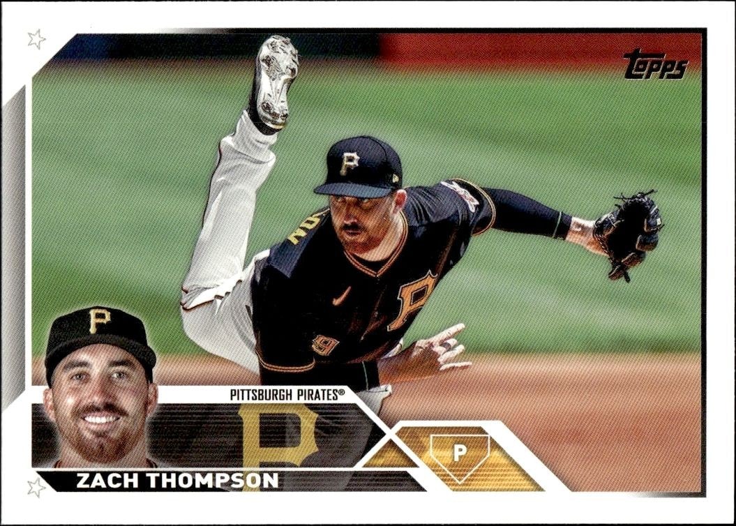 2023 Topps Series 1 Zach Thompson #2 trading card