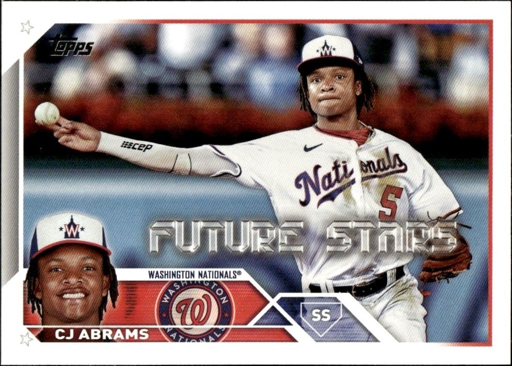 2023 Topps Series 1 CJ Abrams #35 trading card