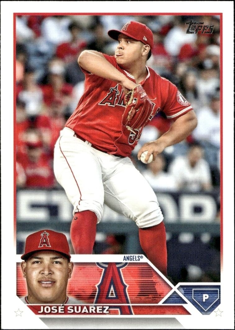 2023 Topps Series 2 Jose Suarez #609 trading card