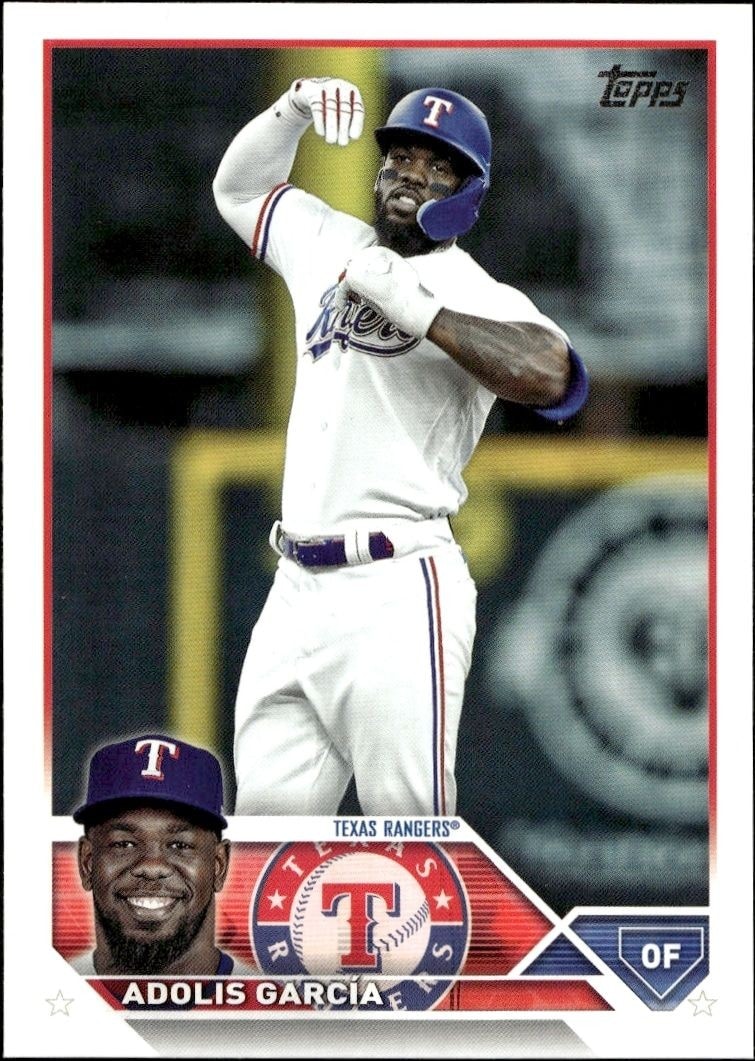 2023 Topps Series 2 Adolis Garcia #601 trading card