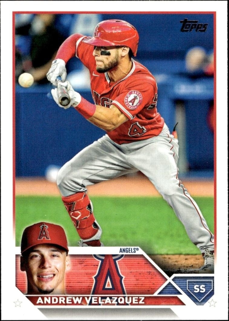 2023 Topps Series 2 Andrew Velazquez #605 trading card