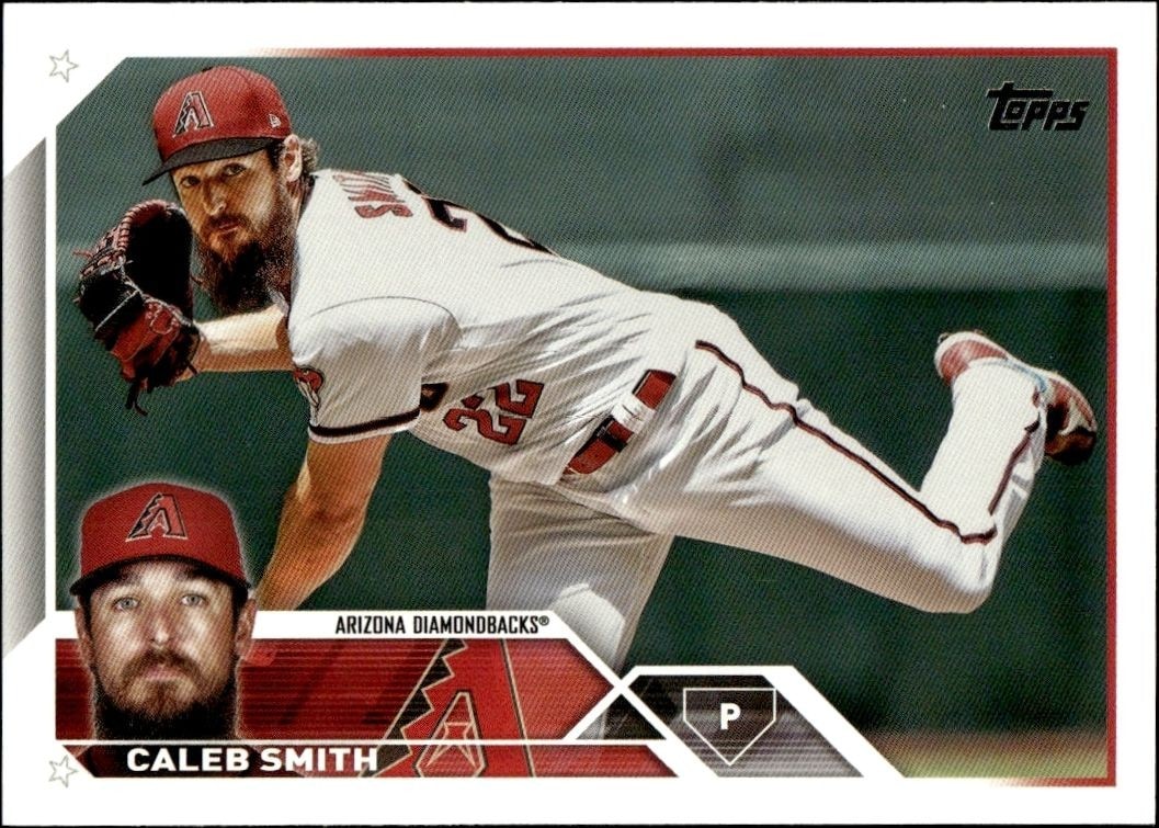 2023 Topps Series 1 Caleb Smith #191 trading card