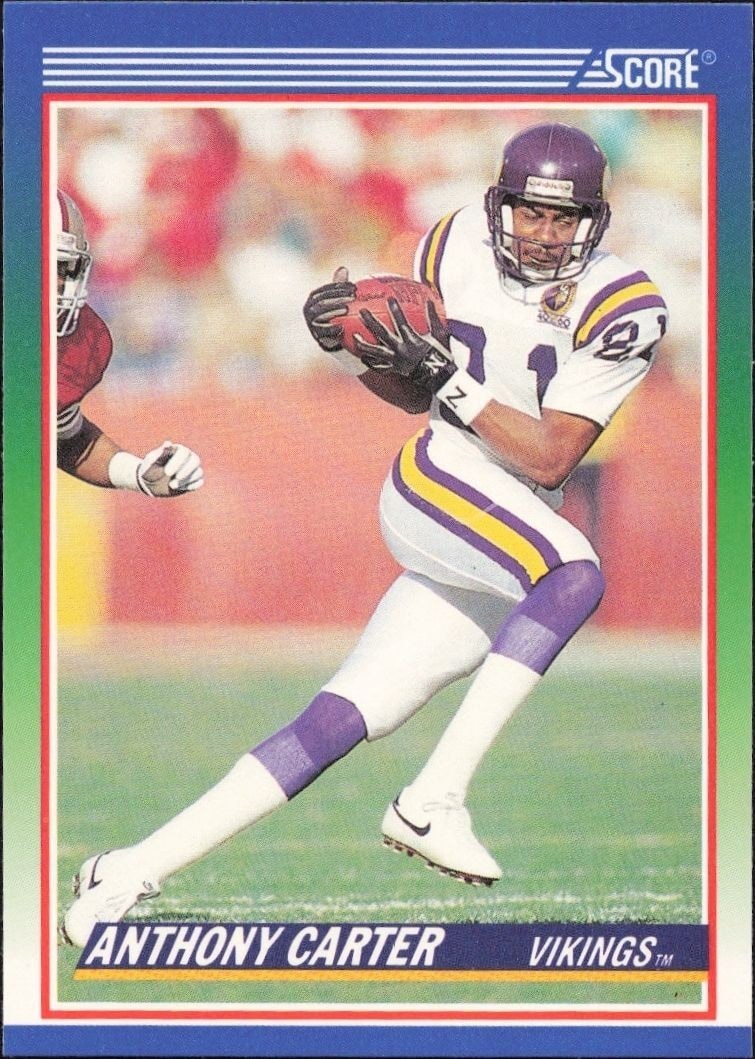 1990 Score Anthony Carter #345 trading card