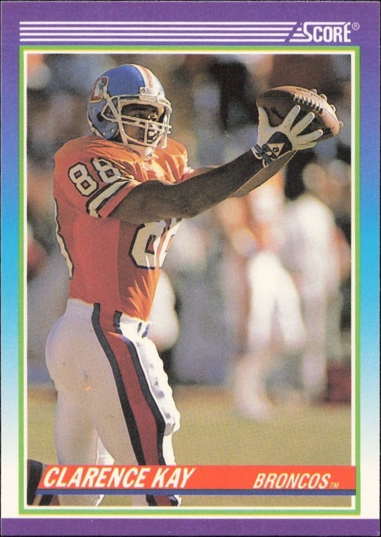 1990 Score Clarence Kay #544 trading card
