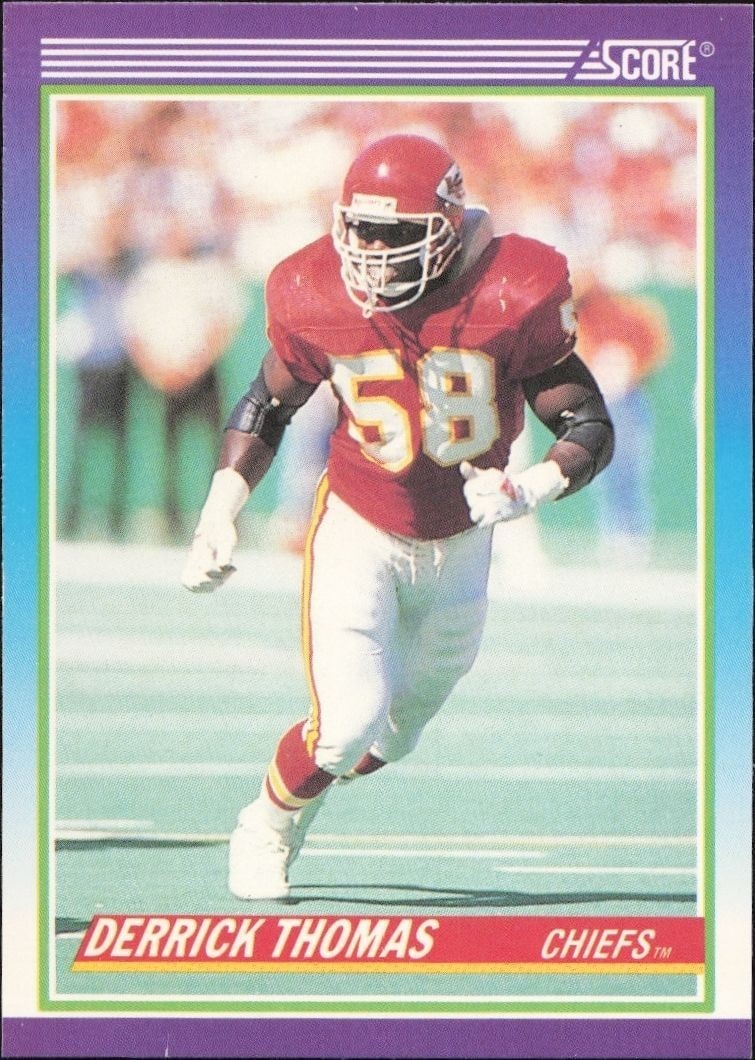 1990 Score Derrick Thomas #500 trading card
