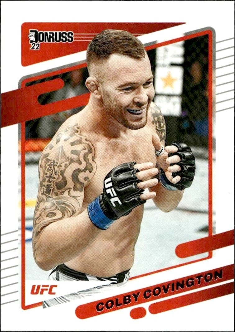 2022 Panini UFC Colby Covington #17 trading card