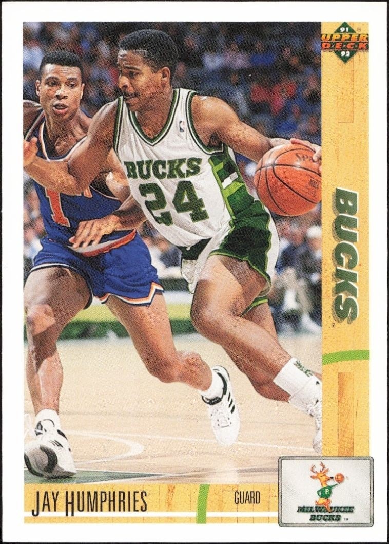 1991-92 Upper-Deck Jay Humphries #241 trading card