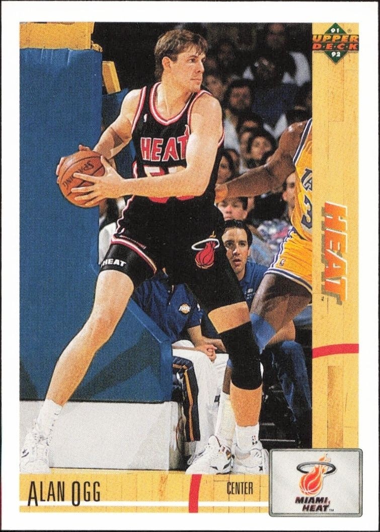 1991-92 Upper-Deck Alan Ogg #198 trading card