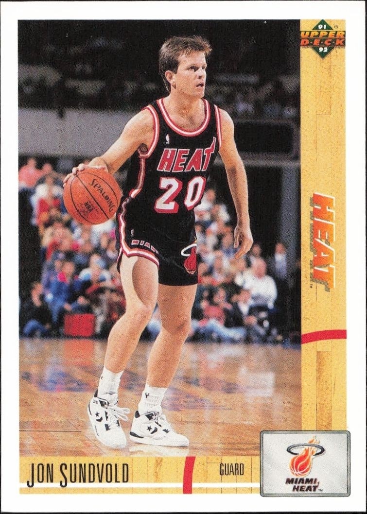 1991-92 Upper-Deck Jon Sundvold #291 trading card