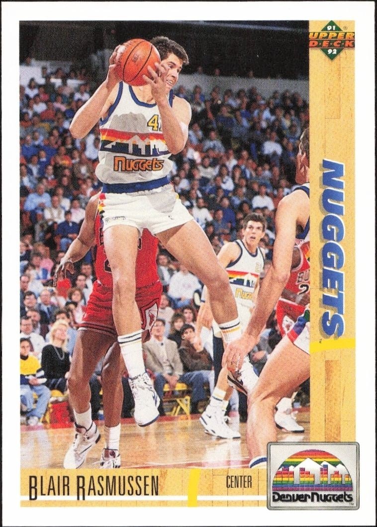 1991-92 Upper-Deck Blair Rasmussen #312 trading card