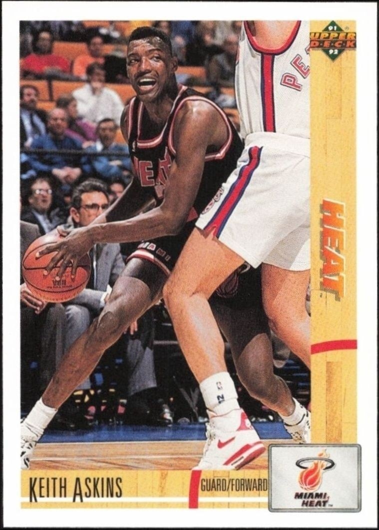 1991-92 Upper-Deck Keith Askins #130 trading card