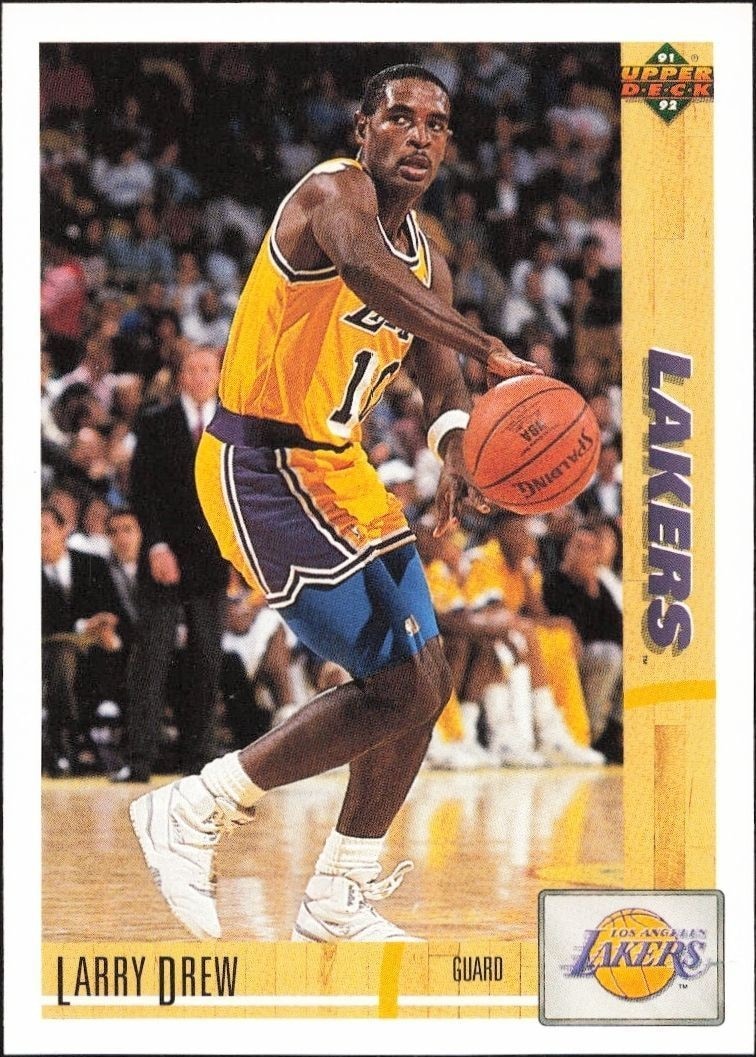 1991-92 Upper-Deck Larry Drew #104 trading card