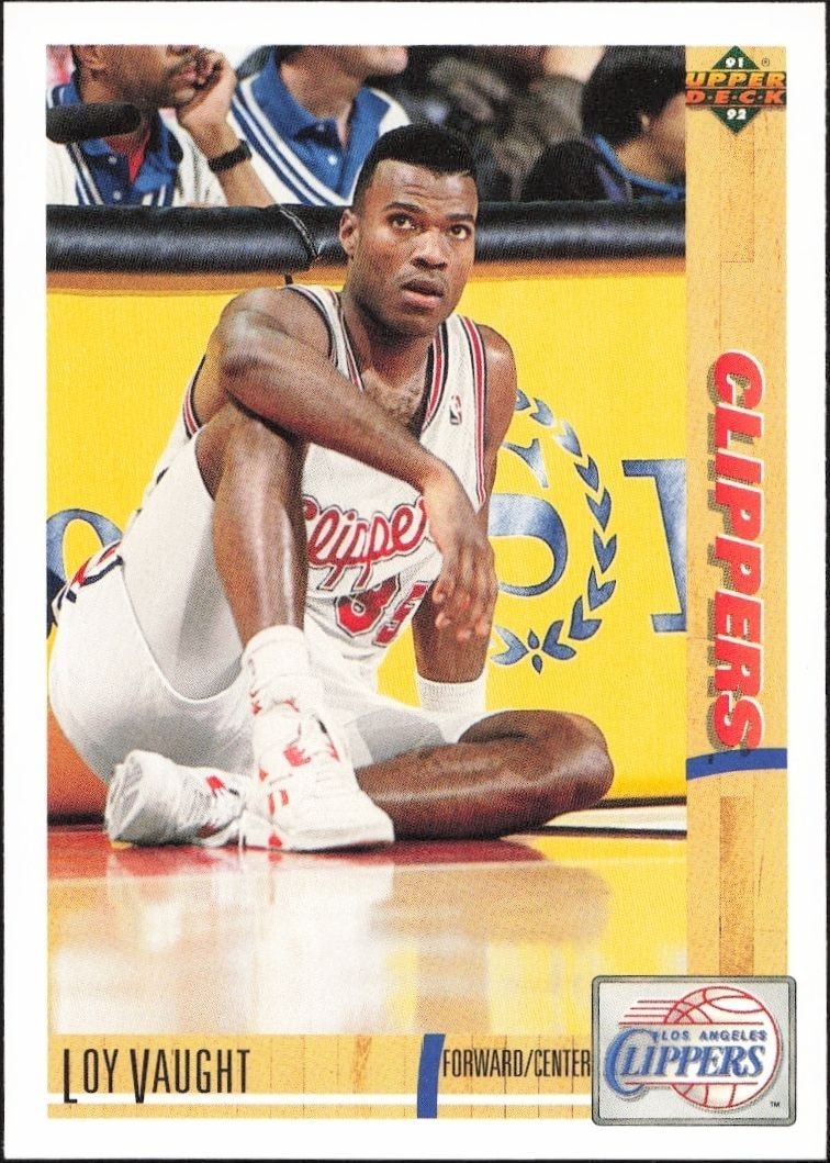 1991-92 Upper-Deck Loy Vaught #138 trading card