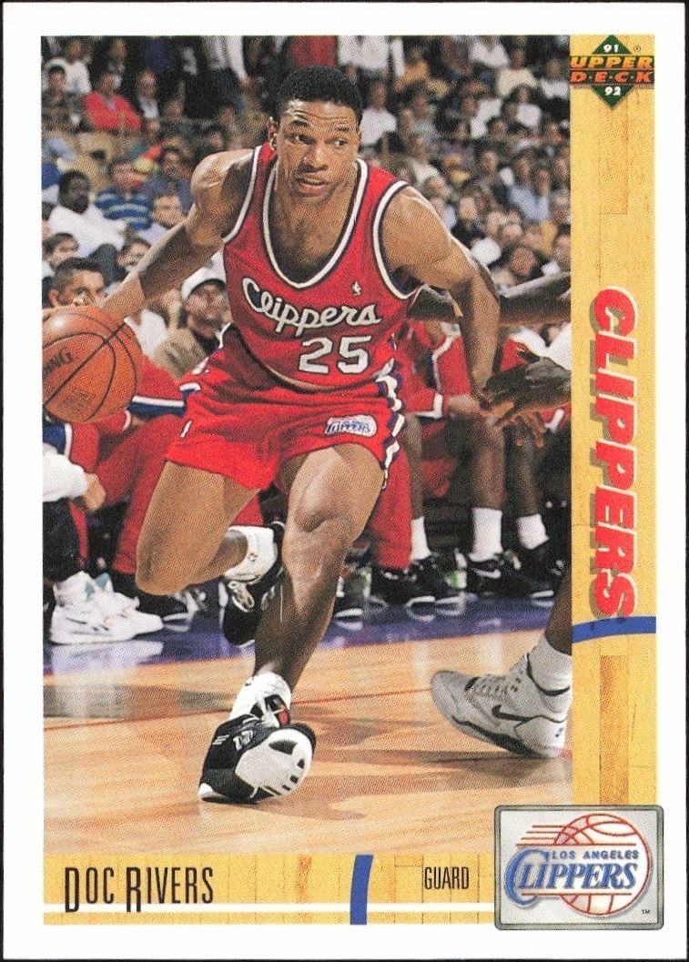 1991-92 Upper-Deck Doc Rivers #420 trading card