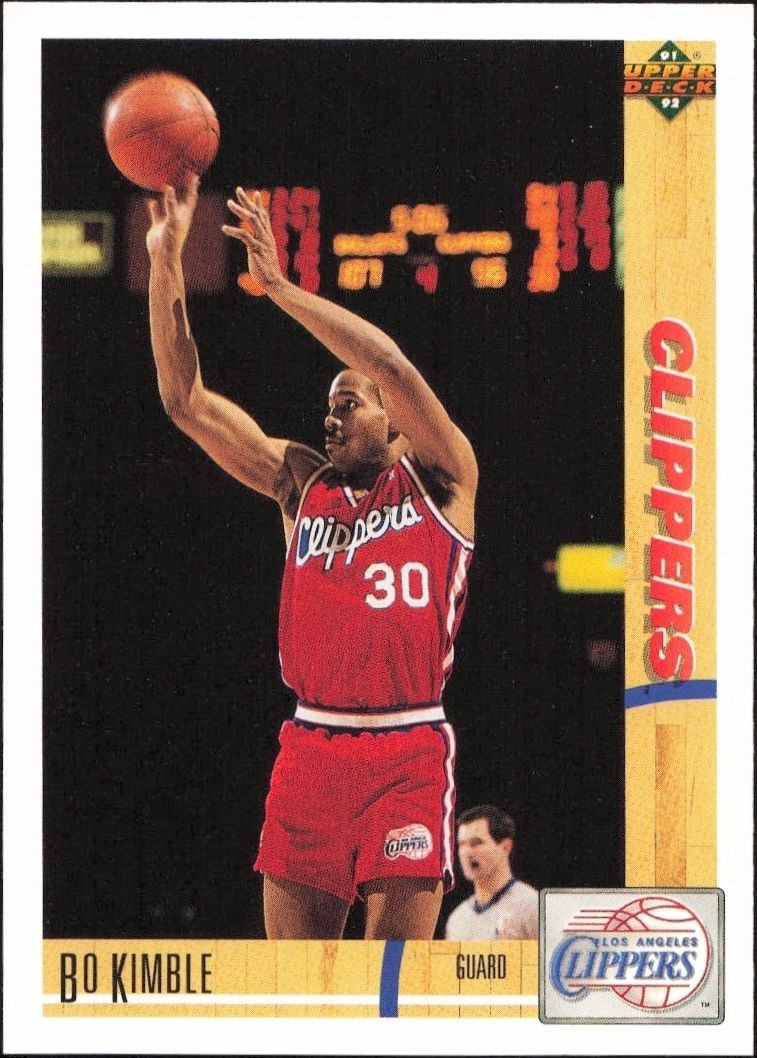 1991-92 Upper-Deck Bo Kimble #114 trading card