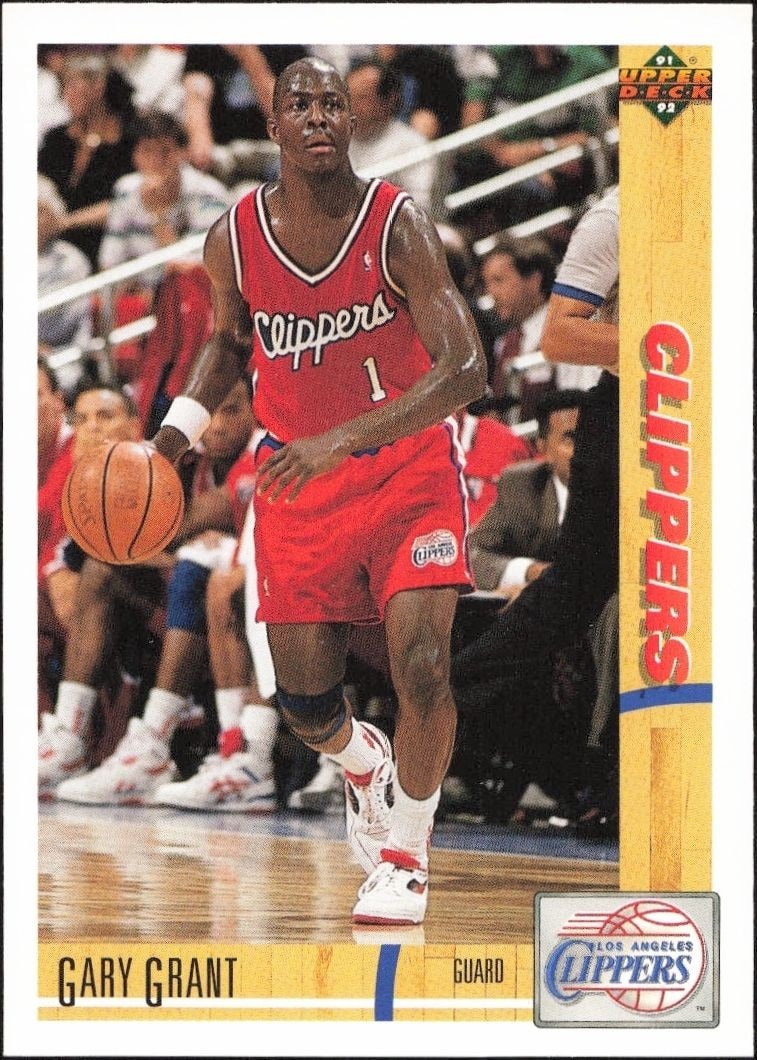 1991-92 Upper-Deck Gary Grant #195 trading card