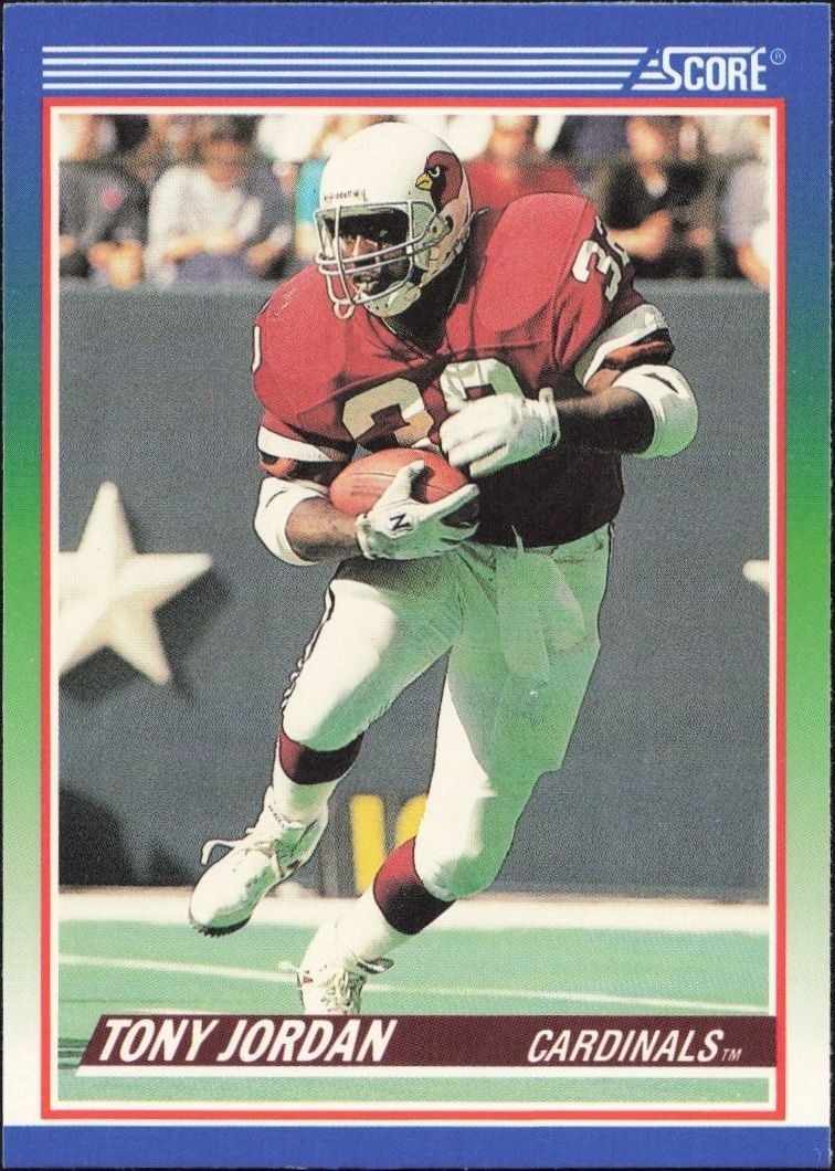 1990 Score Tony Jordan #429 trading card