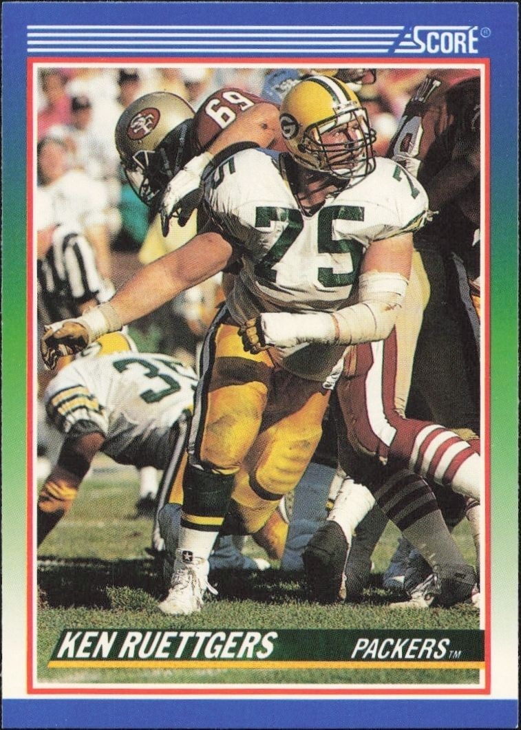 1990 Score Ken Ruettgers #386 trading card
