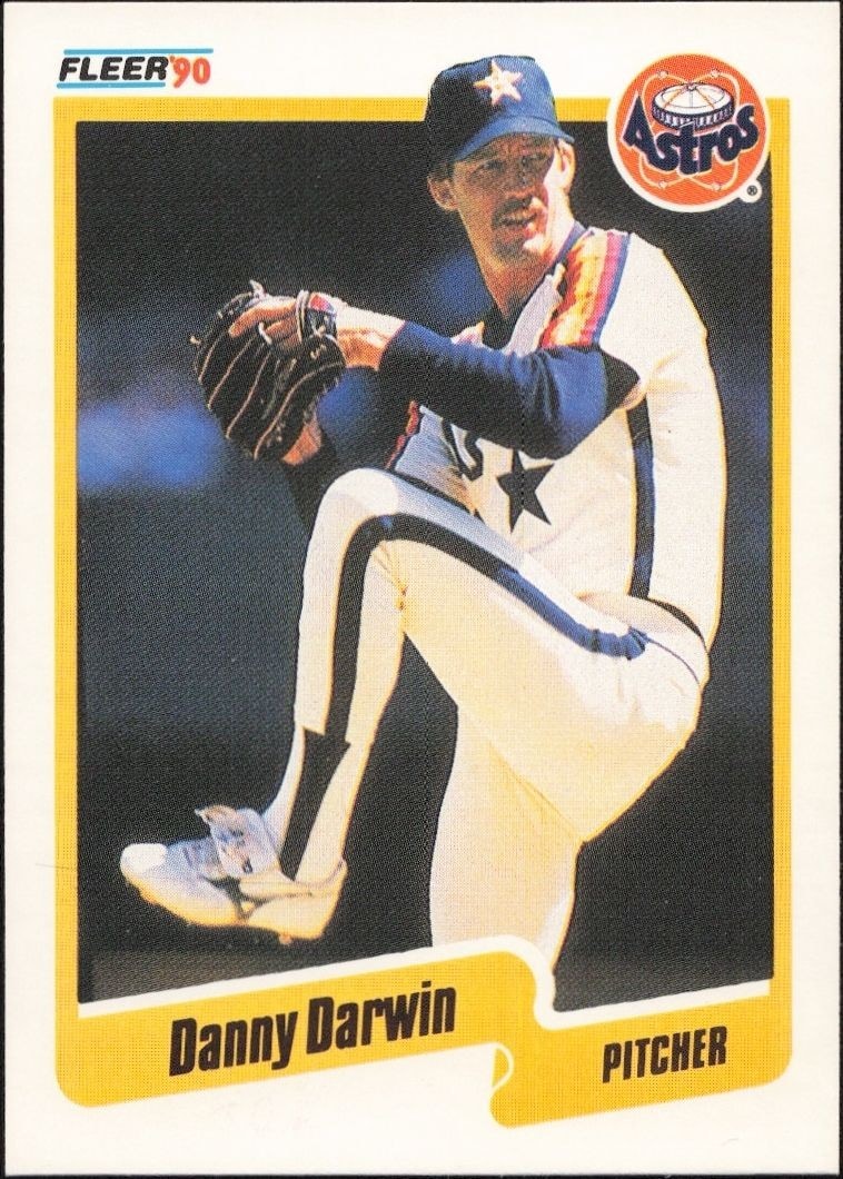 1990 Fleer Danny Darwin #227 trading card
