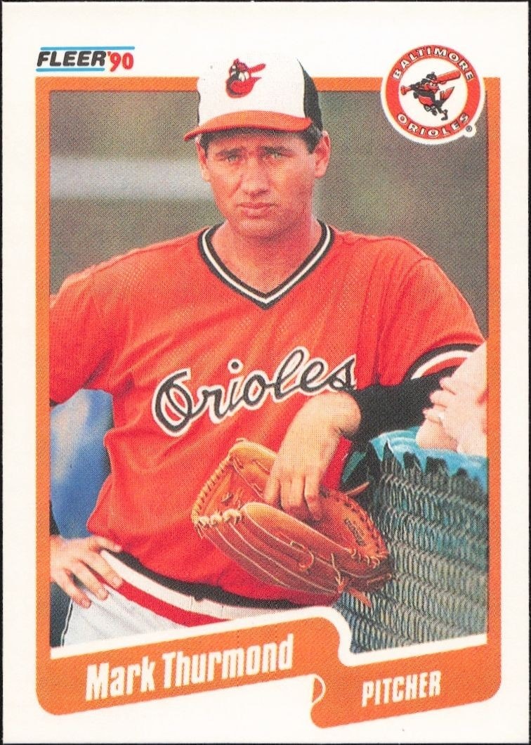 1990 Fleer Mark Thurmond #191 trading card