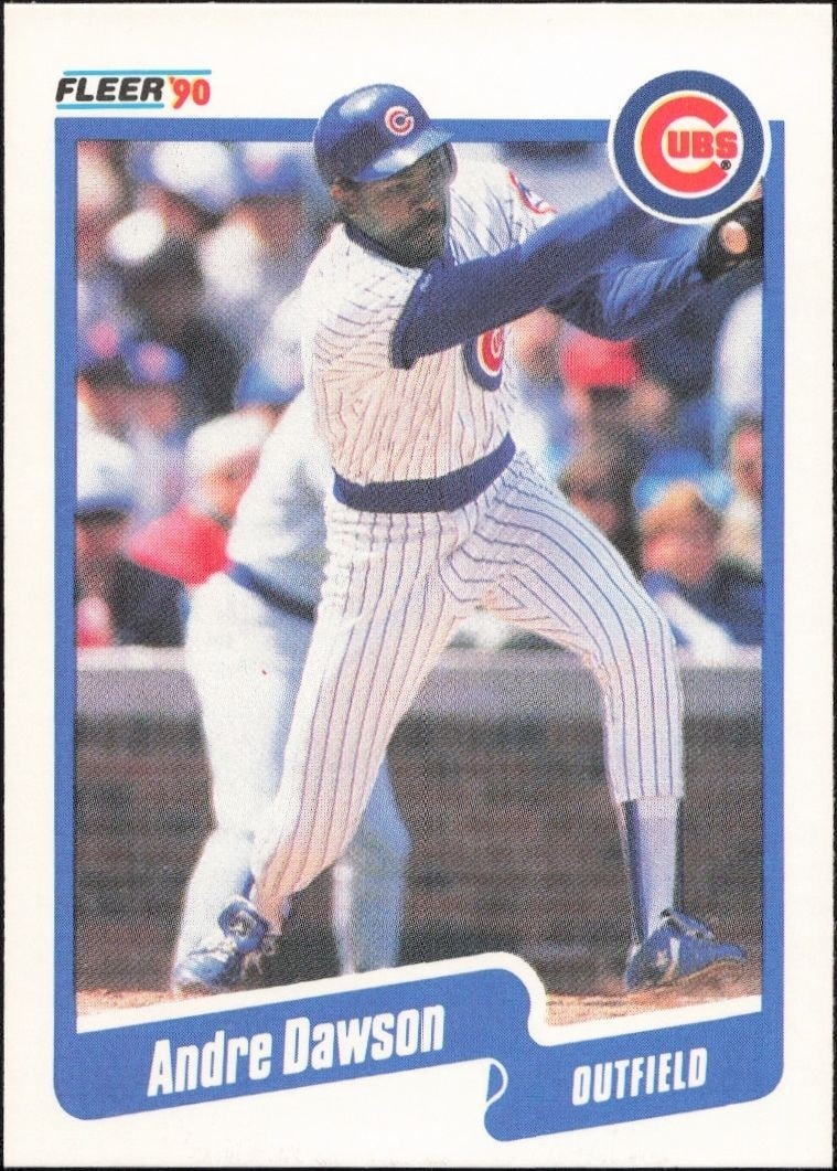 1990 Fleer Andre Dawson #29 trading card
