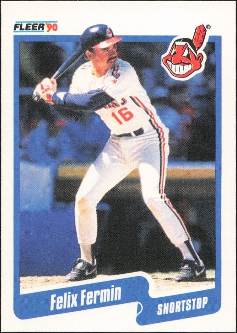1990 Fleer Felix Fermin #492 trading card
