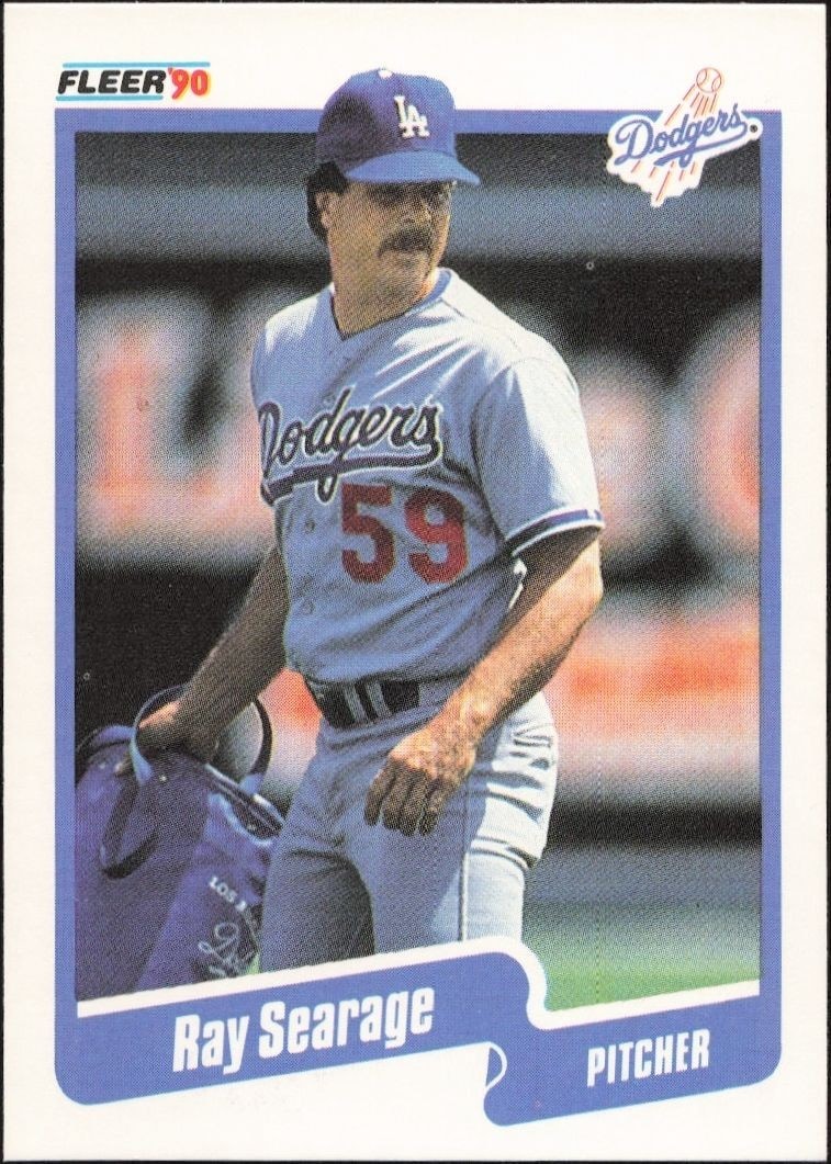 1990 Fleer Ray Searage #408 trading card