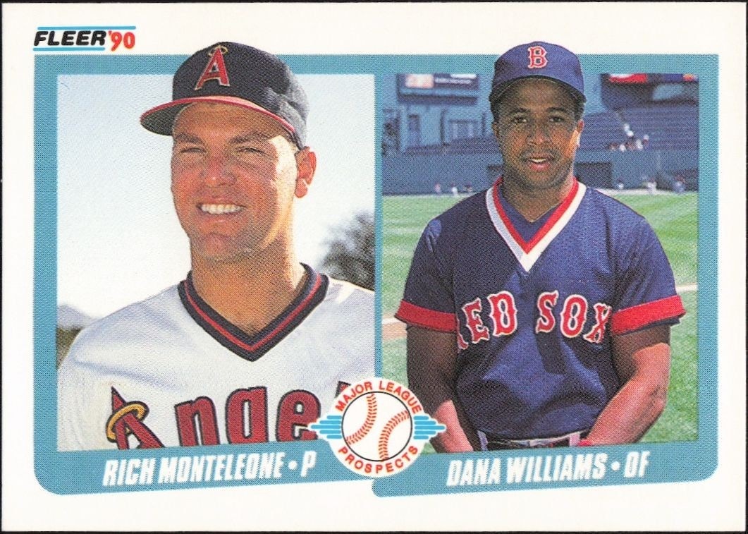 1990 Fleer Rich Monteleone #648 trading card