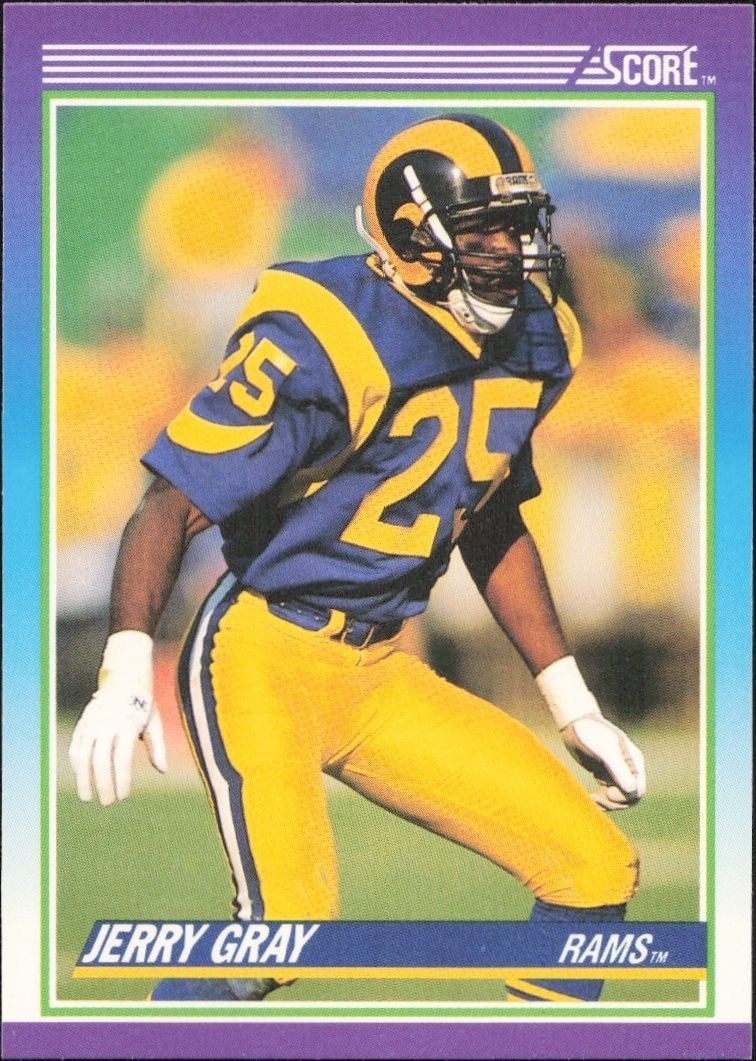 1990 Score Jerry Gray #158 trading card