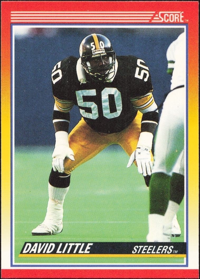 1990 Score David Little #271 trading card