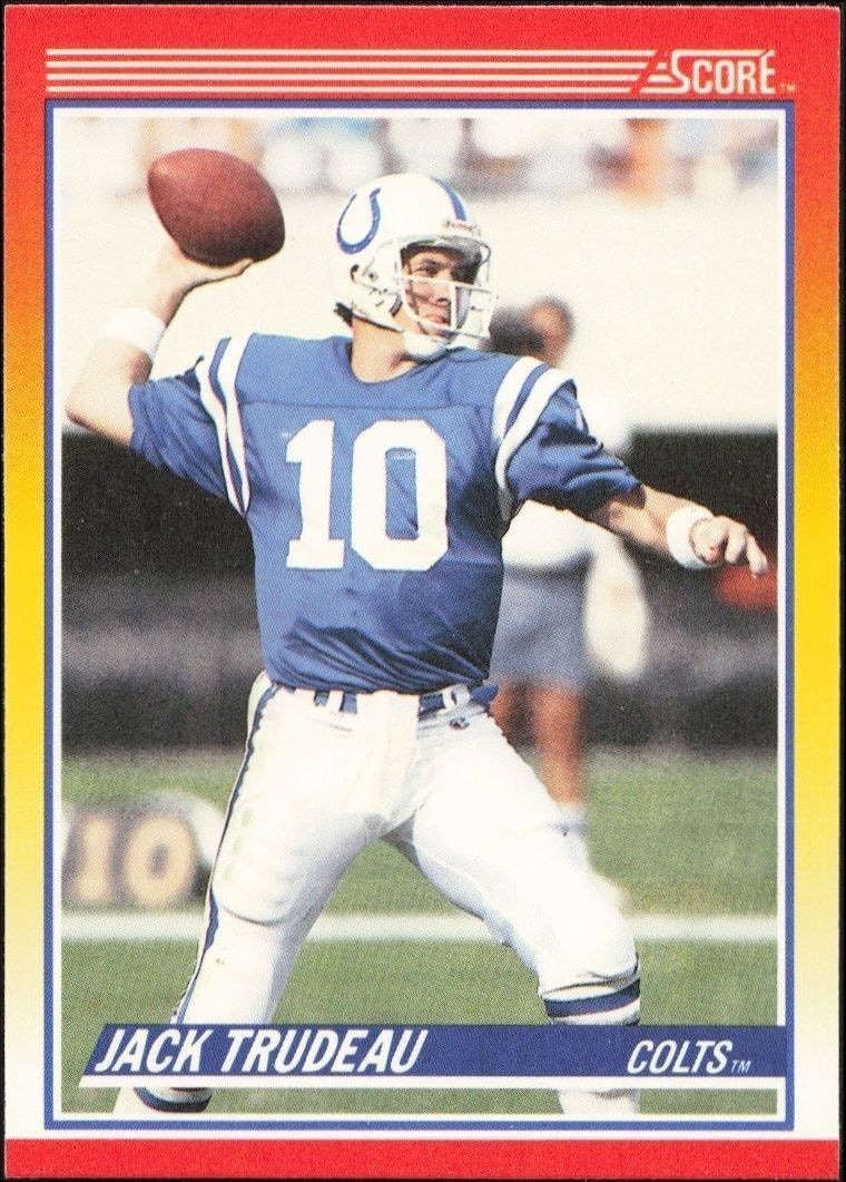 1990 Score Jack Trudeau #266 trading card