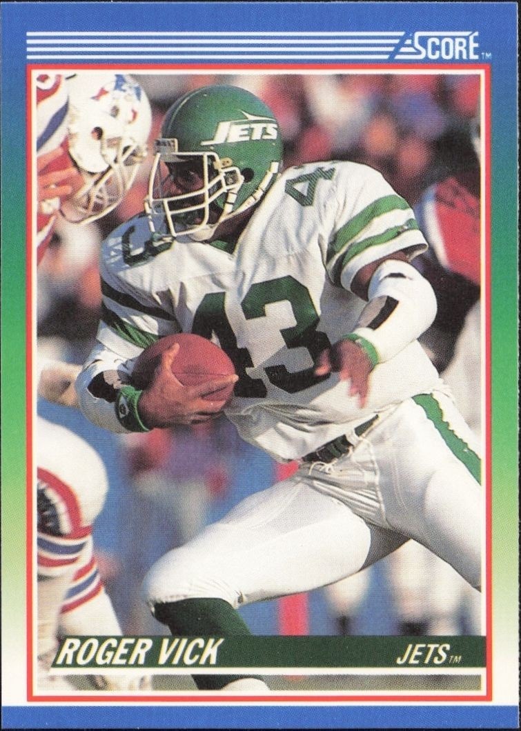 1990 Score Roger Vick #44 trading card