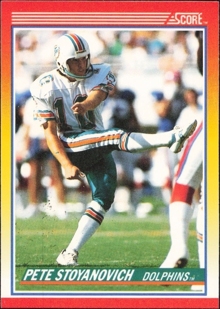 1990 Score Pete Stoyanovich #272 trading card