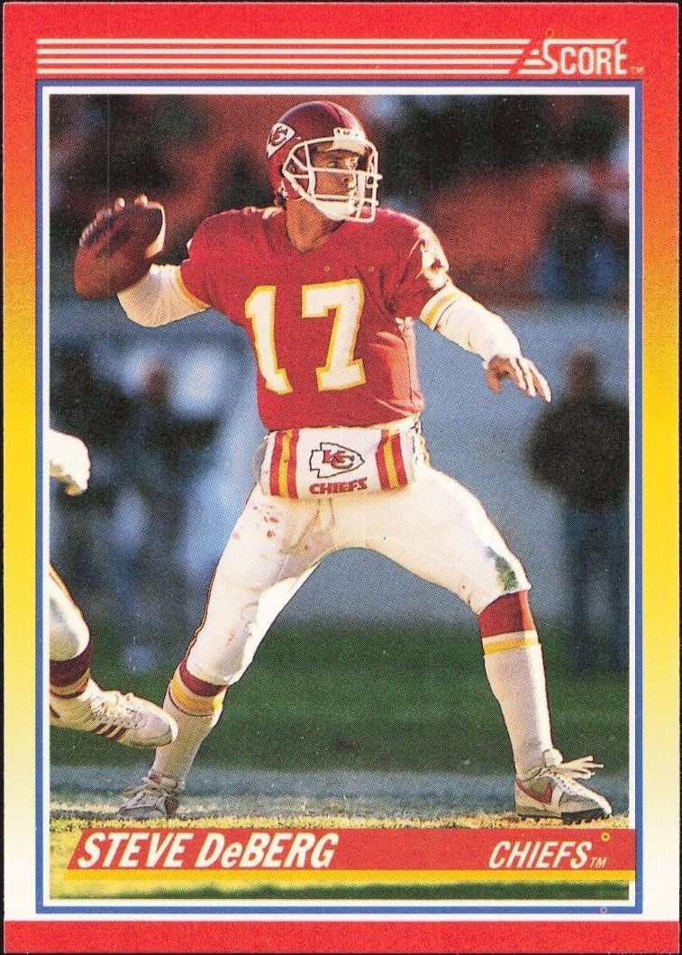 1990 Score Steve DeBerg #262 trading card