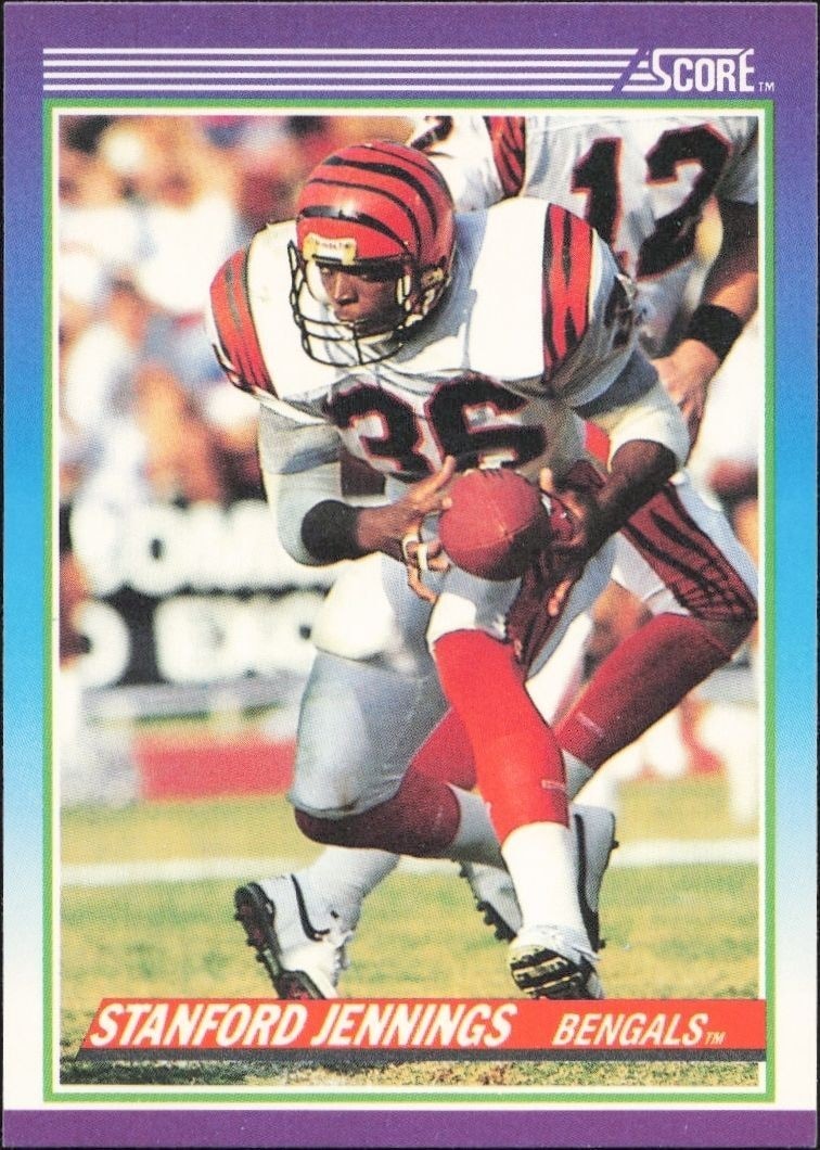 1990 Score Stanford Jennings #113 trading card