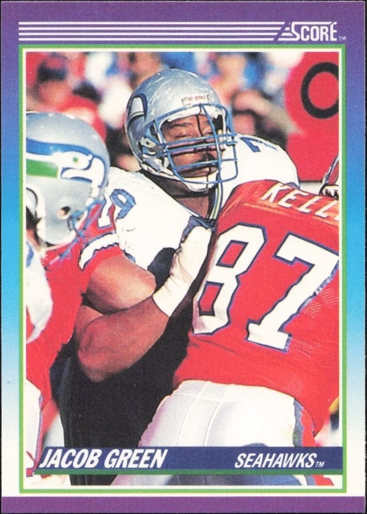 1990 Score Jacob Green #114 trading card