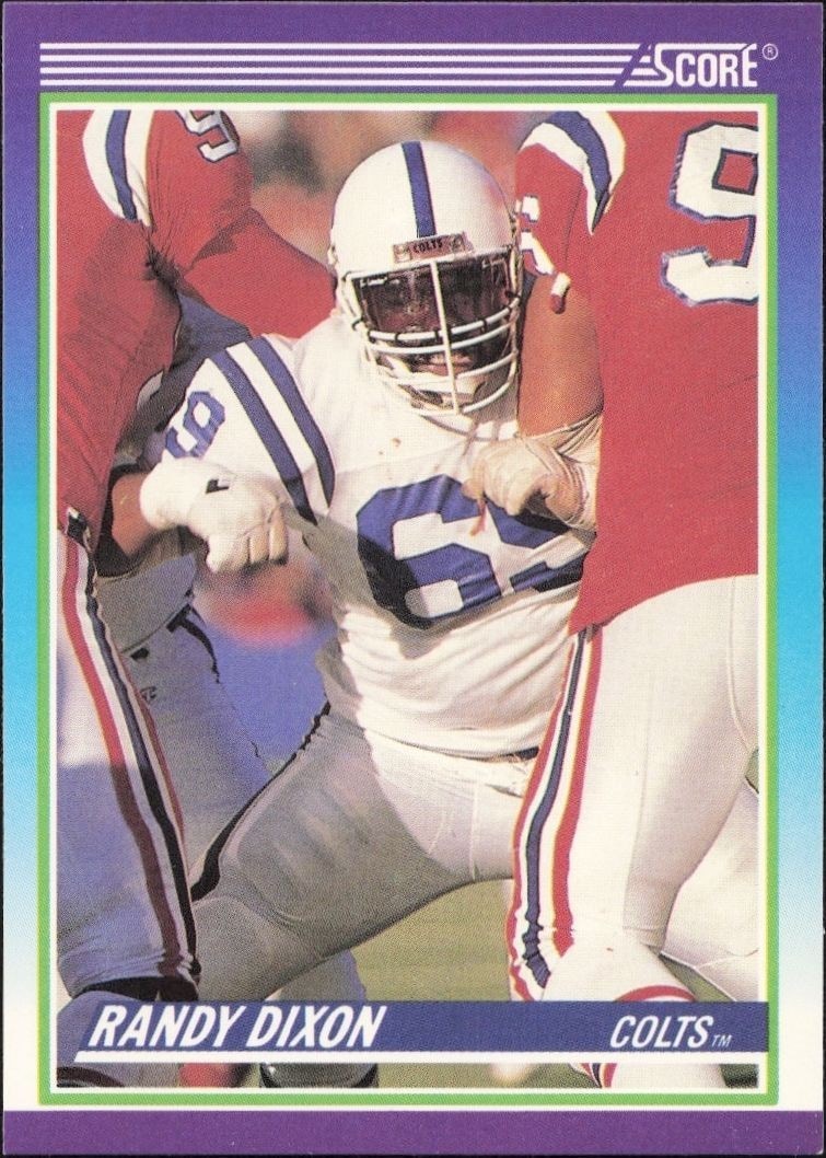 1990 Score Randy Dixon #520 trading card
